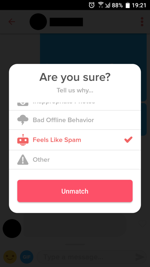 unmatch-and-report-tinder-bot