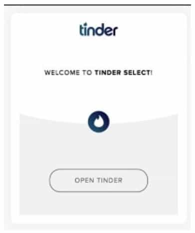 What is Tinder select?