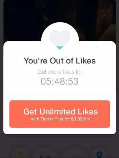 Unlimited swipes