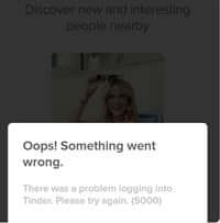 What is Tinder Error 5000?