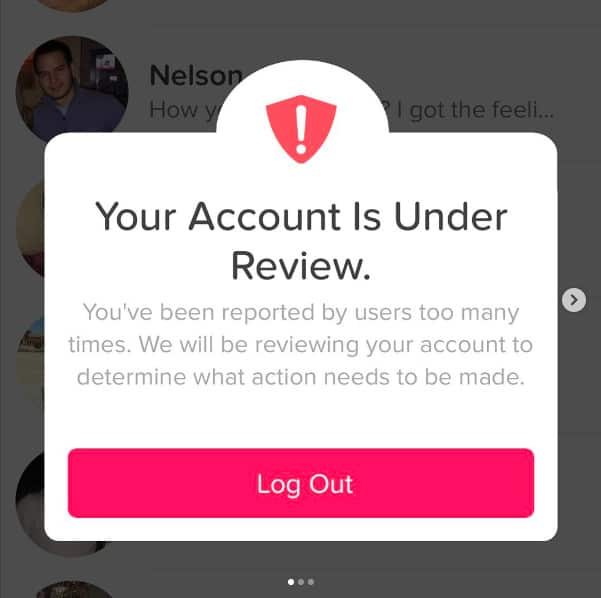 What causes Tinder to shadowban you?