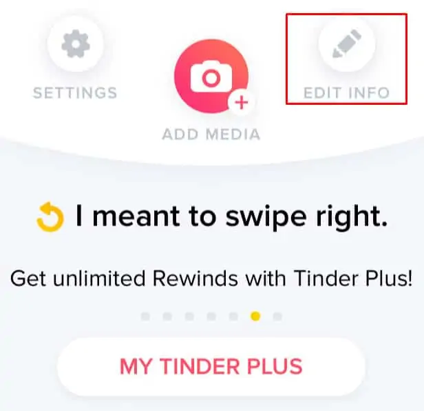 Profile settings