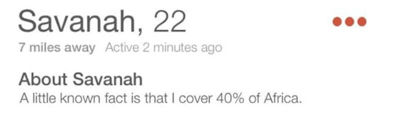 30+ Funny Tinder Bios - Boost Your Tinder Match Success Rate 46