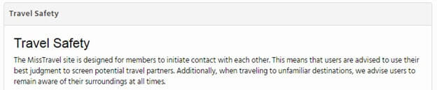 MissTravel Review [year] - Great Site for Travel Dates or Not? 19