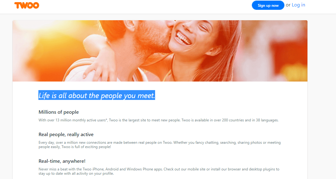 free twoo dating site reviews