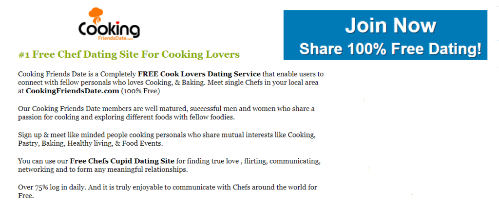 The 4 Best Cooking Dating Sites [year] - Find Your Chef 12