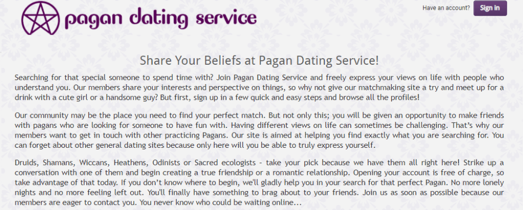 Best Pagan Dating Sites [year] - Find Single Pagans Online 12