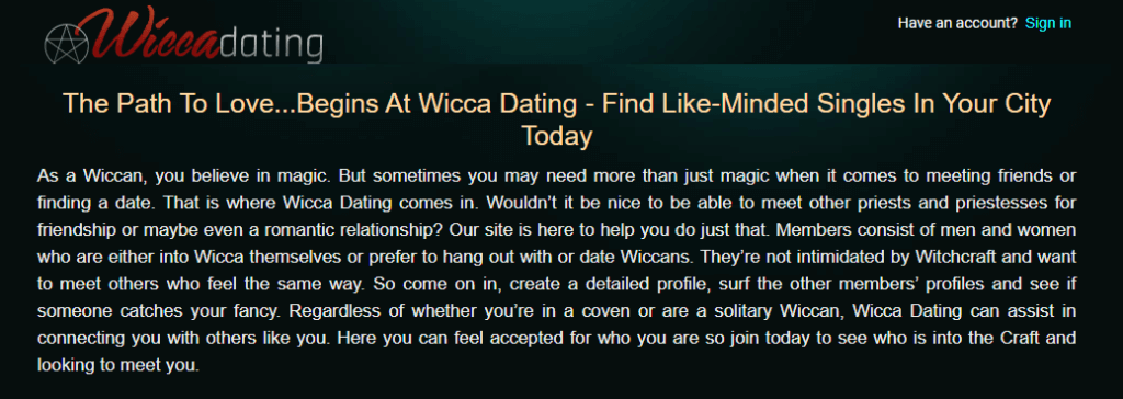 The 4 Best Wiccan Dating Sites [year] - Find Your Pagan Today 12