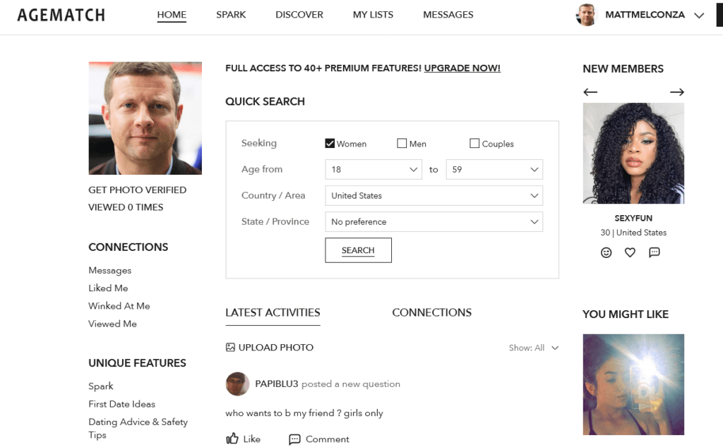 Agematch Review [year] - Real Dating Site or Scam? | Features 12