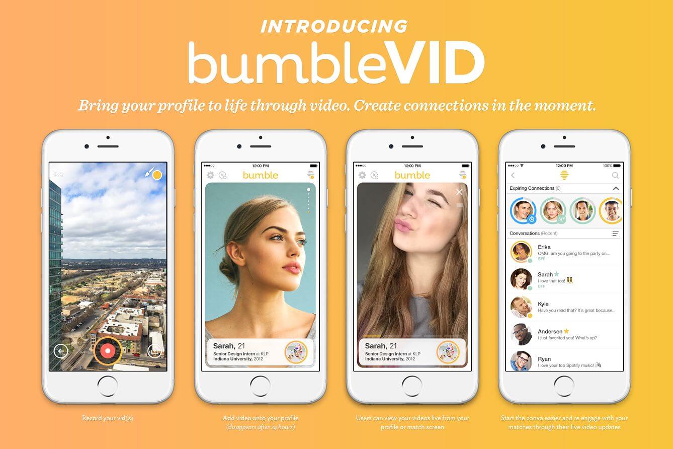 Dating App Bumble Has A New, Snapchat-esque Video Feature | HuffPost Life