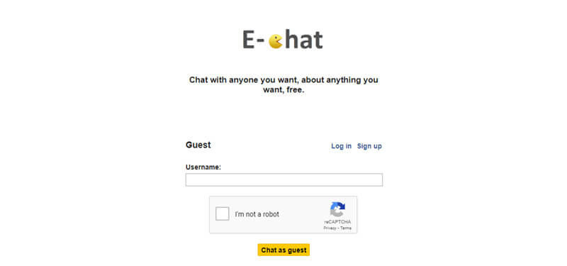 Signing up to E-Chat