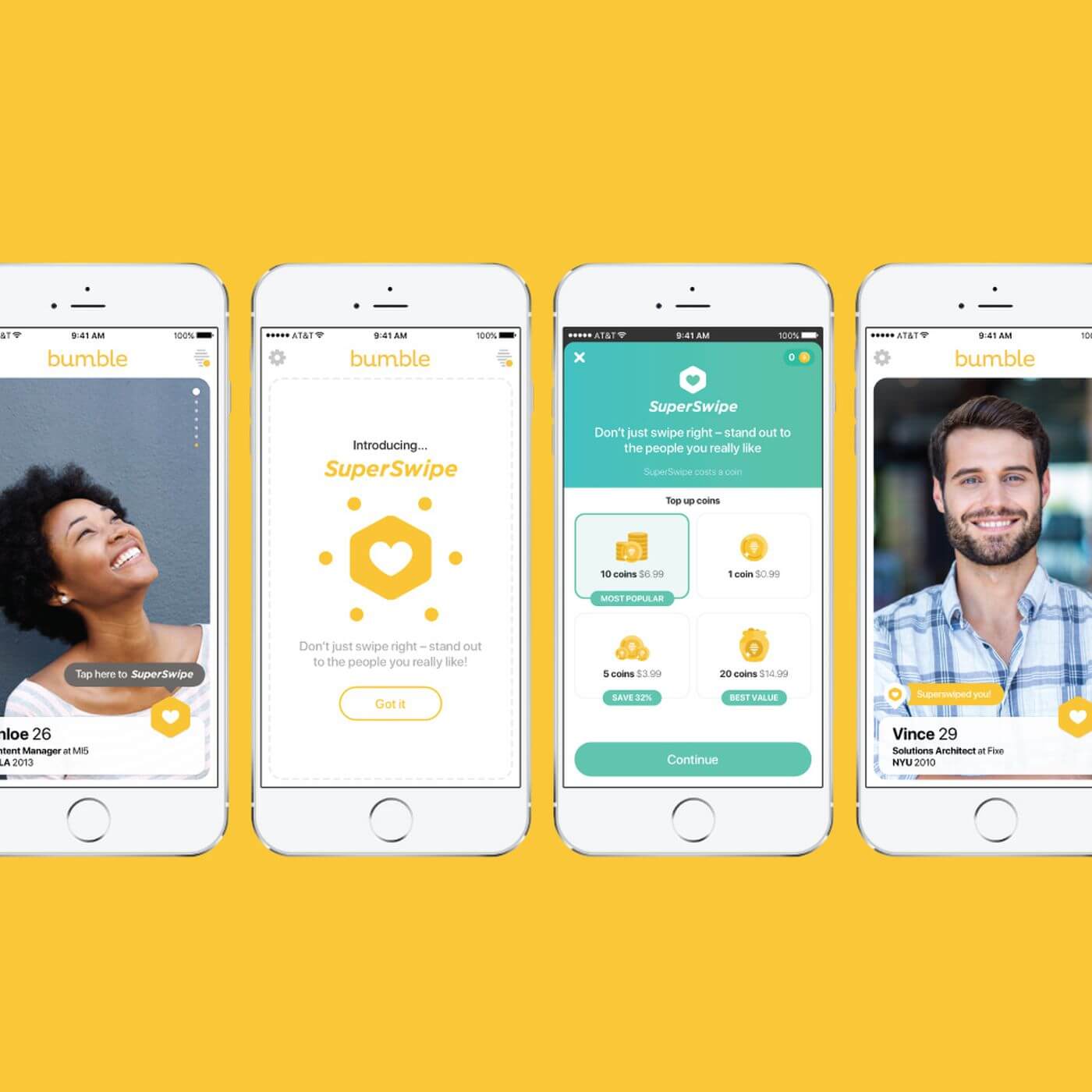 Bumble copies Tinder's Super Like with new 'SuperSwipe' feature - The Verge