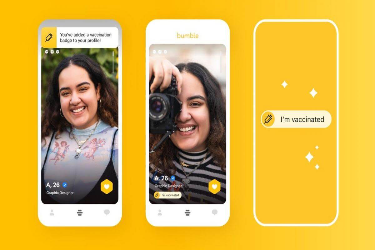 Bumble introduces 'I'm vaccinated' badge for users in India: All you need  to know- Technology News, Firstpost