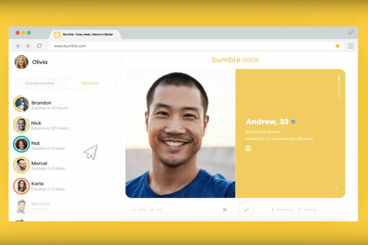 Bumble - Bumble Web: The Bumble Experience, Without Your Phone!