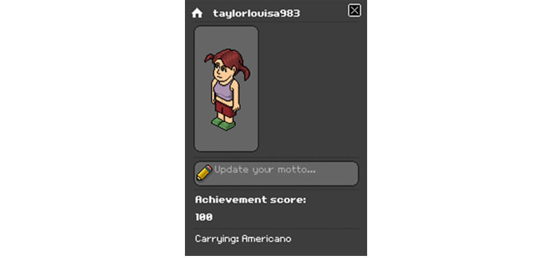 Habbo profile