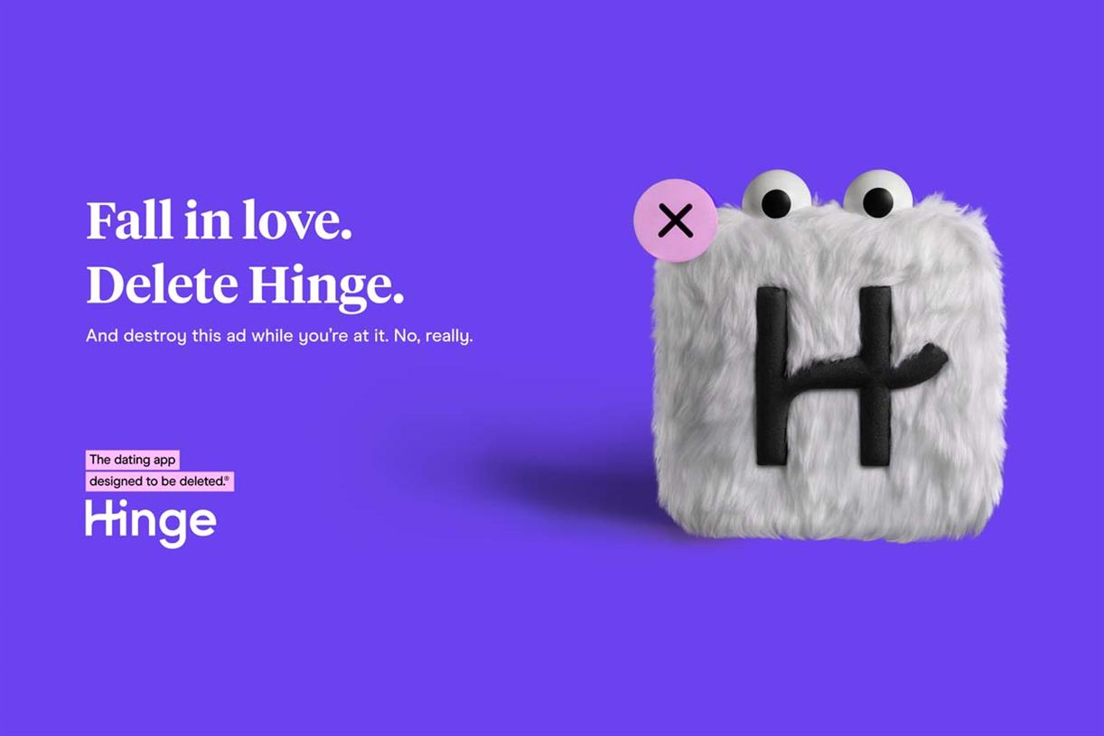 Dating app Hinge tells singles it 'wants to be deleted' in new campaign |  Campaign US