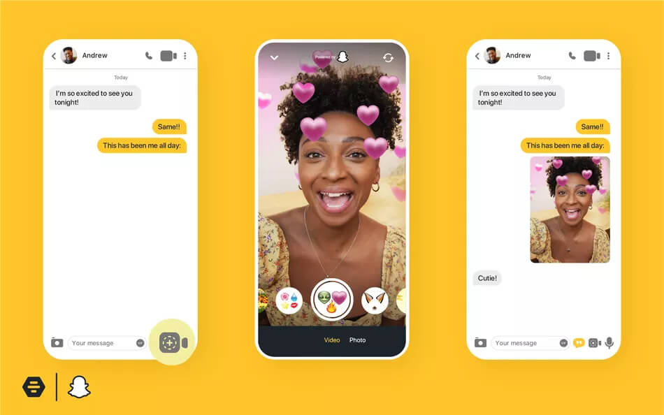 Bumble Partners With Snapchat and Introduces AR Backgrounds to Video Calls  - Global Dating Insights