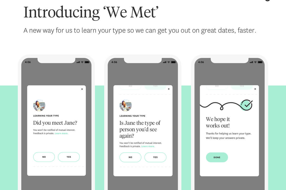 Hinge launches We Met that'll lets users rate how their dates went - The  Verge