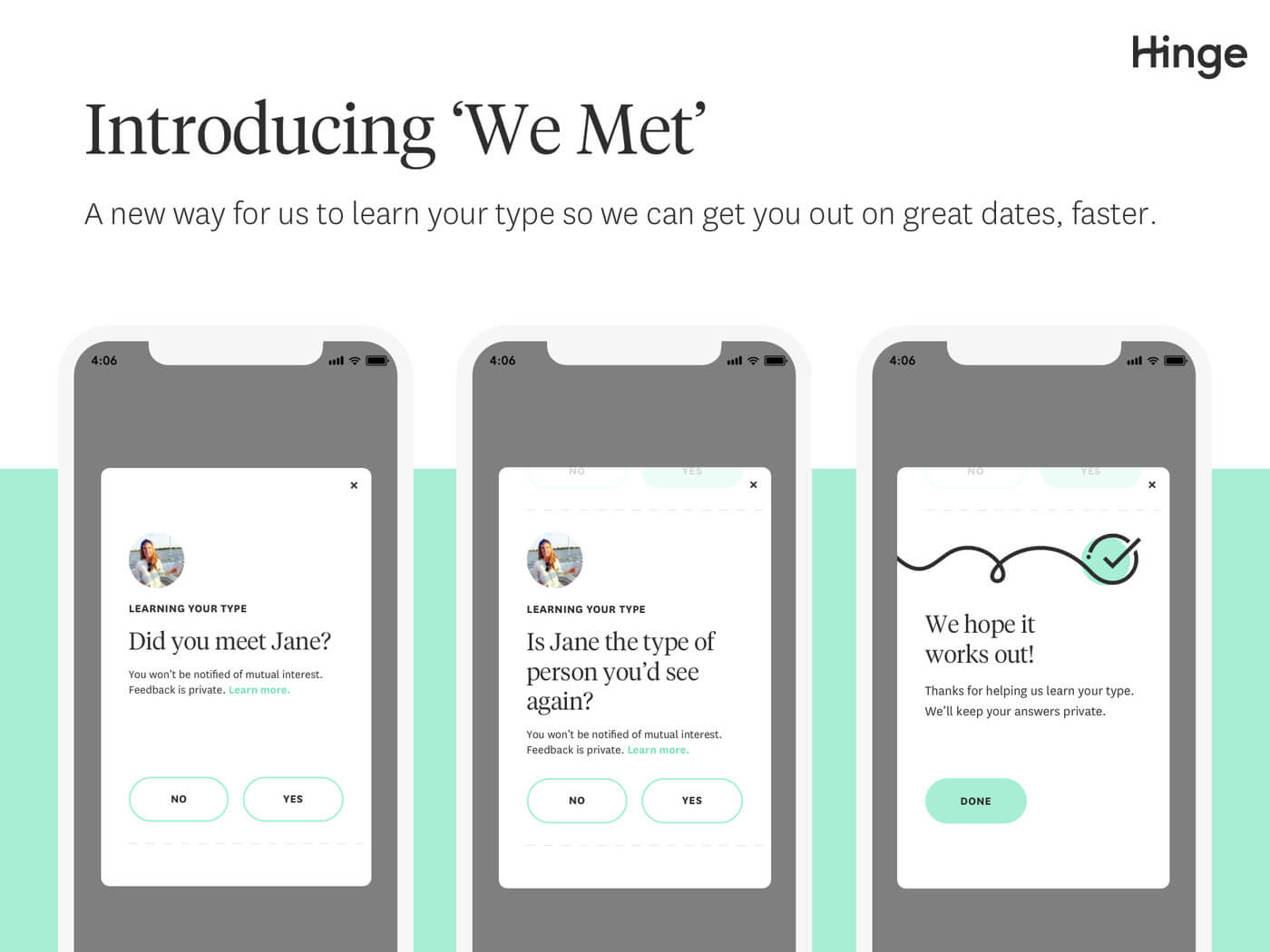 Hinge launches We Met that'll lets users rate how their dates went - The  Verge