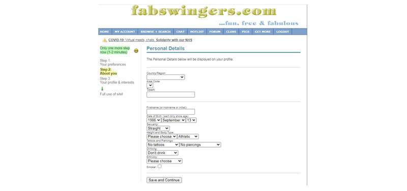 profiles on FabSwingers