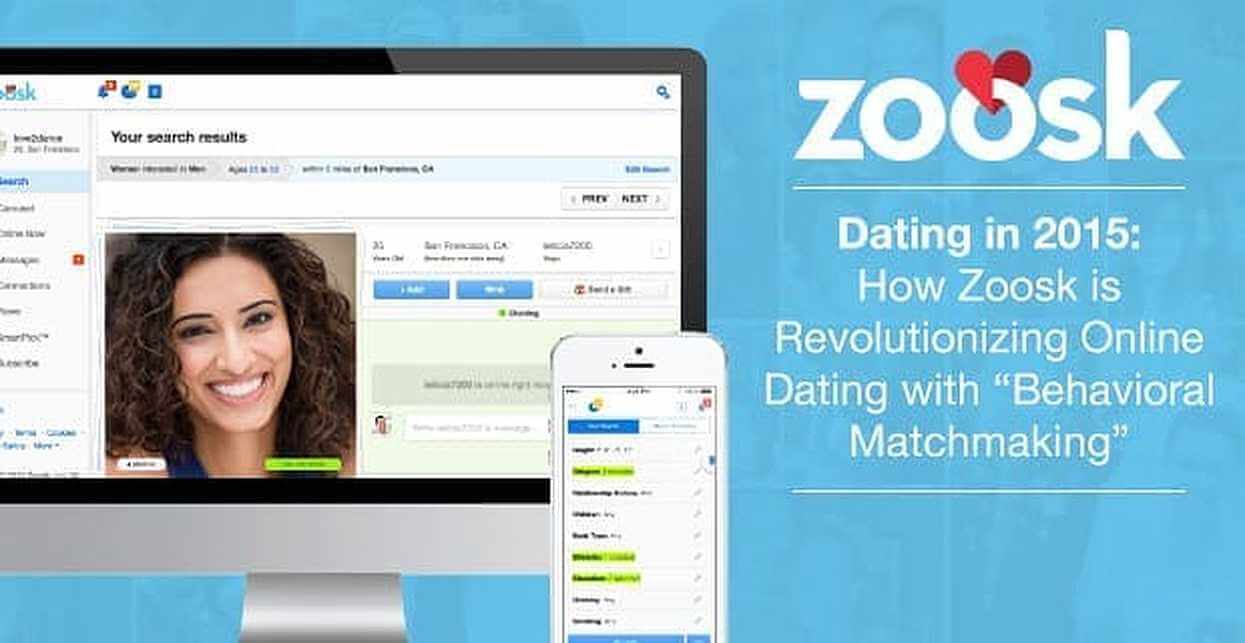 Dating in 2015 — How Zoosk is Revolutionizing Online Dating with  "Behavioral Matchmaking"